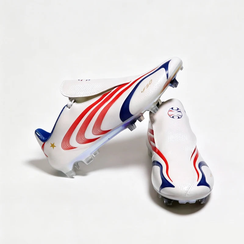Premium Quality F50 Mens Soccer Shoes Classic Non-Slip Turf Soccer Cleats Youth FG Training Football Boots Chuteira Campo