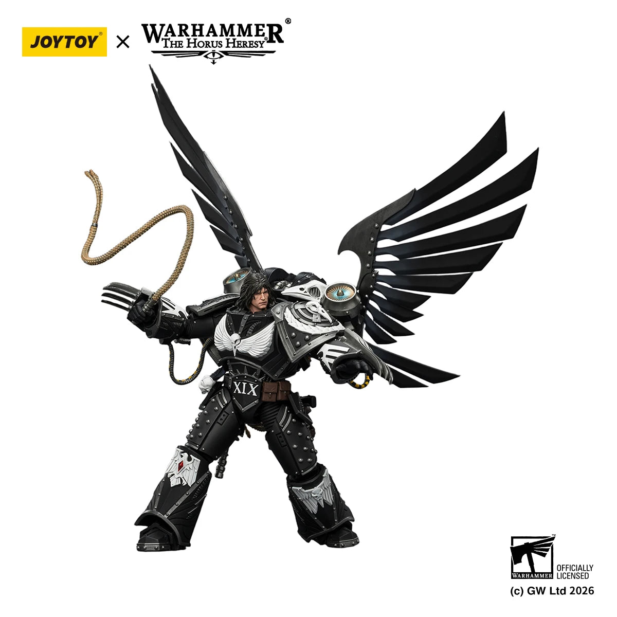 JOYTOY Warhammer "The Horus Heresy" Action Figures Raven Guard Corvus Corax, Primarch of the XIX Legion