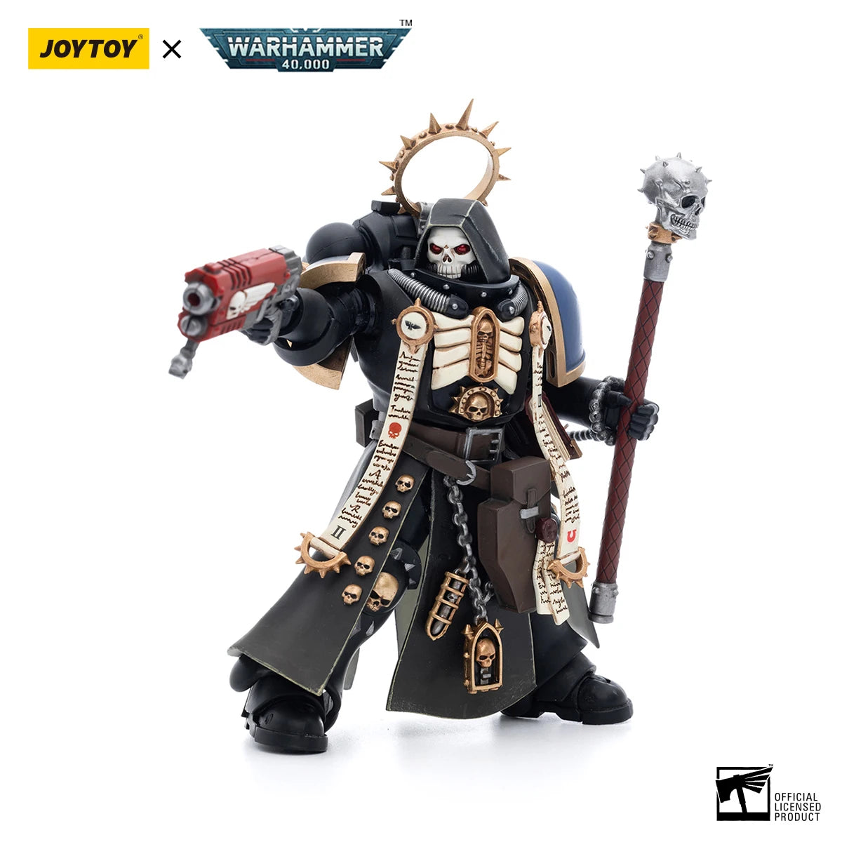JOYTOY Warhammer 40K 1/18 Action Figures Ultramarines  Primaris Chaplain Brother Varus Figure Toys