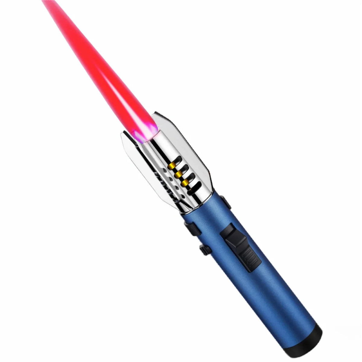 Dazzling Lightsaber Windproof Lighter Pink Large Flame Outdoor BBQ Portable Inflatable Gun Lighter Cigar Gadgets Men's Lighters