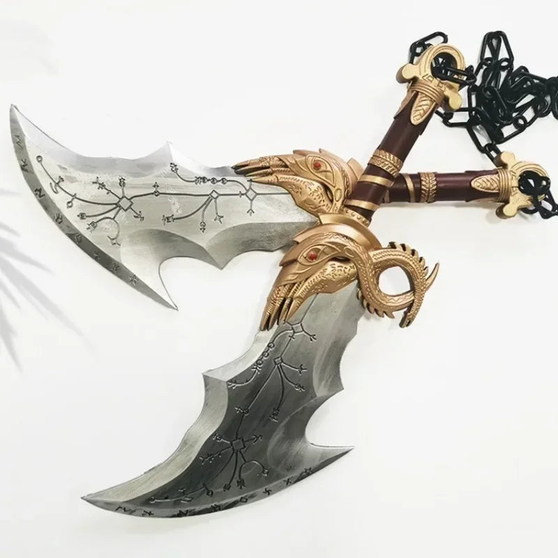 Large Kratos Axe Katana Athena Leviathan Blade Sword Chaos God of War 4 Cosplay Prop Real Size Japanese Katana Samurai Sabre Toy