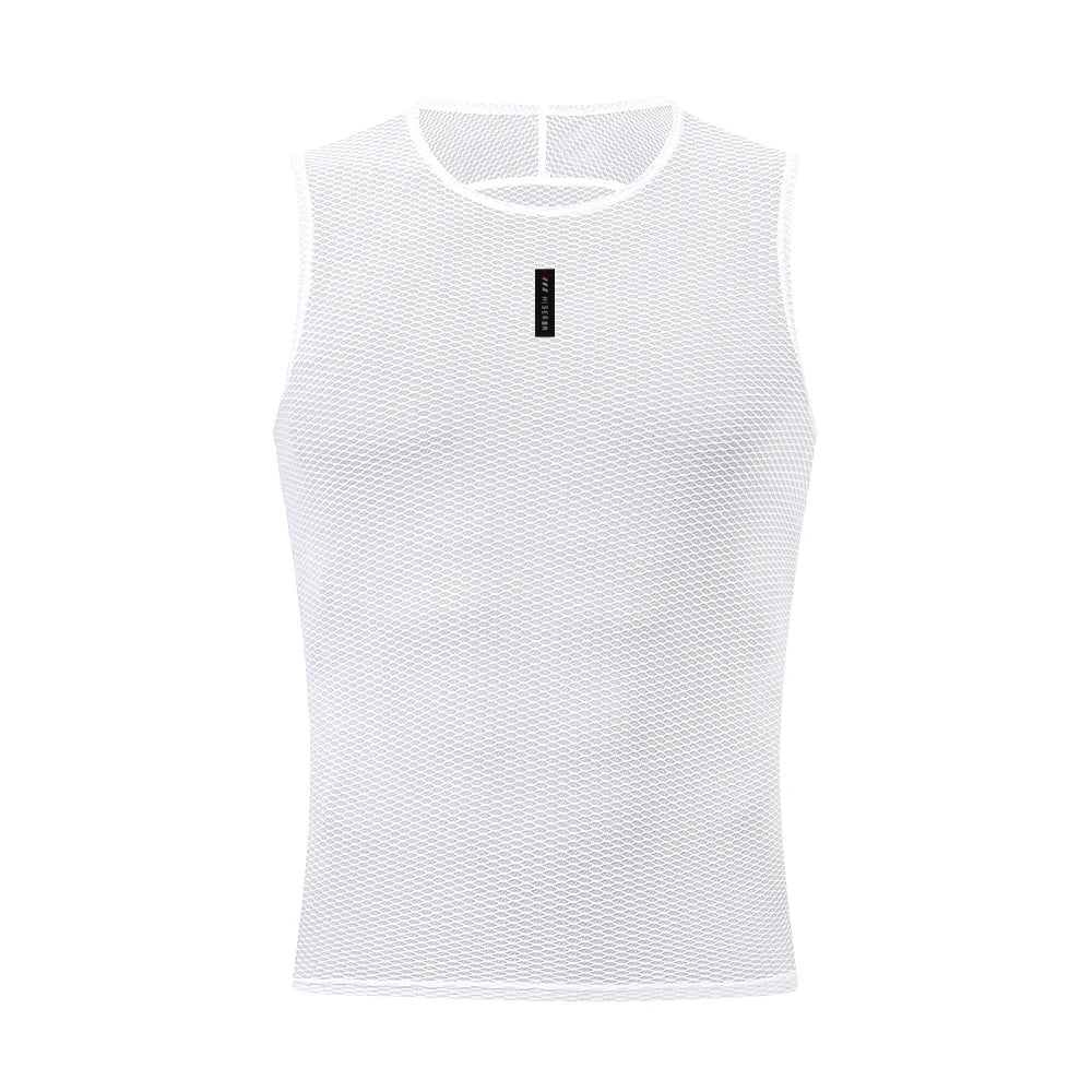 HISERWA Cycling Base Layer Men Summer Cycling Undershirt MTB Road Bike Underwear Breathable Quick Dry Mesh Bicycle Cycle Vest
