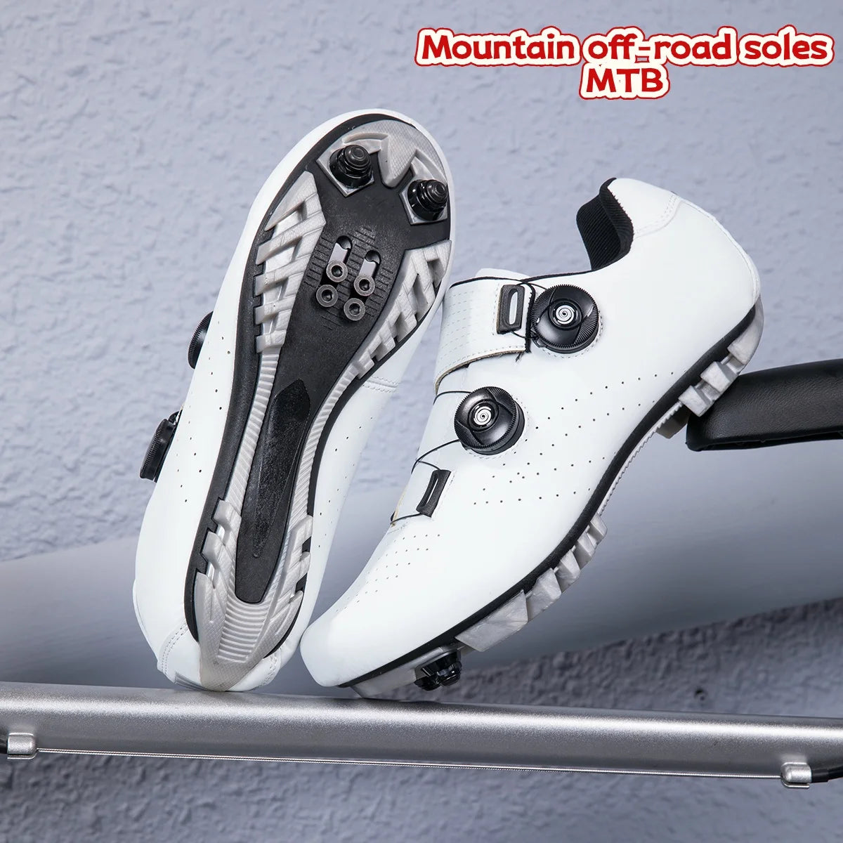 SPD Road Cycling Shoes, Mountain Off-Road MTB, Comfortable And Non-Slip, Unisex For Road Racing And City Commuting 37-46
