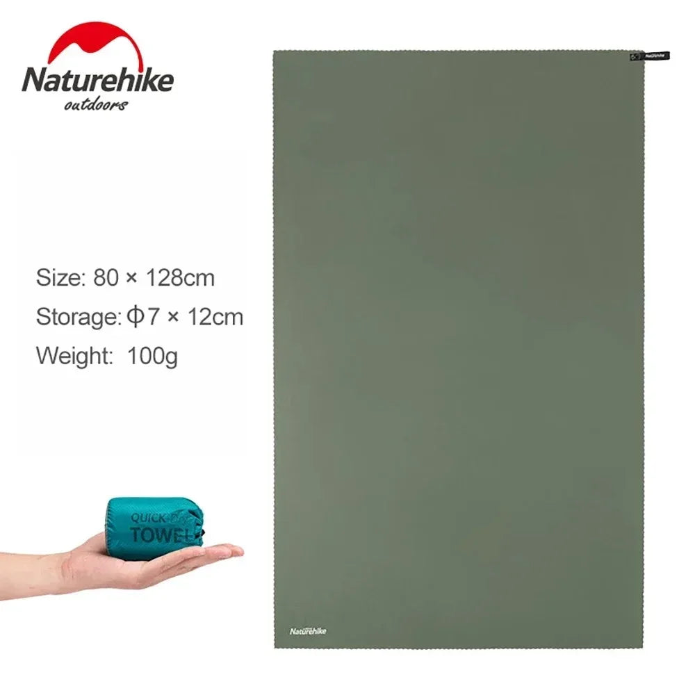 Naturehike Outdoor Quick-drying Towel Beach Towel Microfiber Towel Ultralight Camping Hiking Cycling Portable Sports Gym Towel