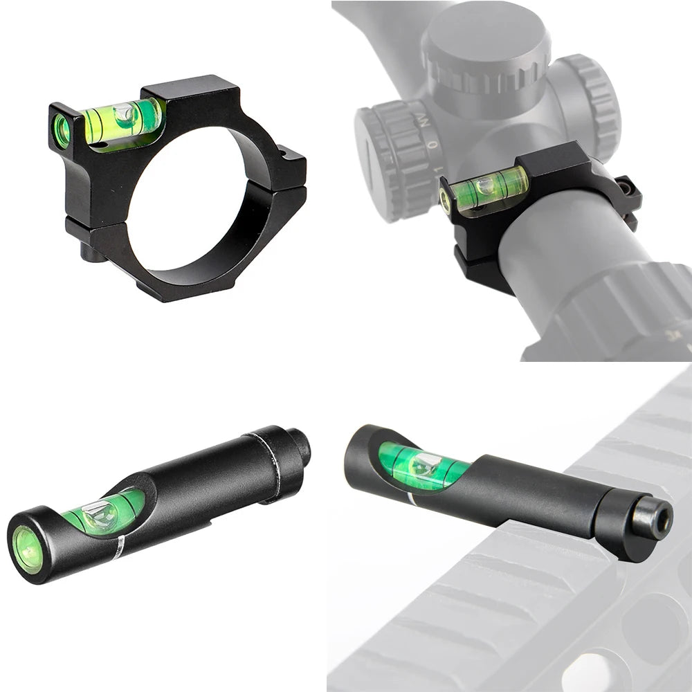 Tactical Riflescope Universal Spirit Level Balance for 25.4/30/35mm Ring 11/20mm Picatinny Rail Hunting Rifle Scope Adapter