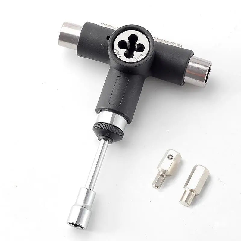 Skateboard T-tool Combination Skateboard Tool Die Sleeve Buckle Portable Into Semi-Automatic Multi-Functional Disassembly