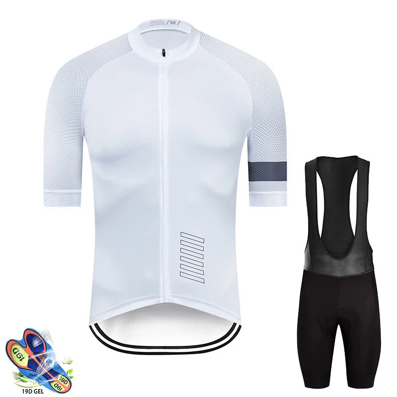 2026 New Pro Team Cycling Jersey Set Men's Summer Bike Mountain Uniform Ropa Ciclismo Maillot Hombre Bicycle Clothing Suit