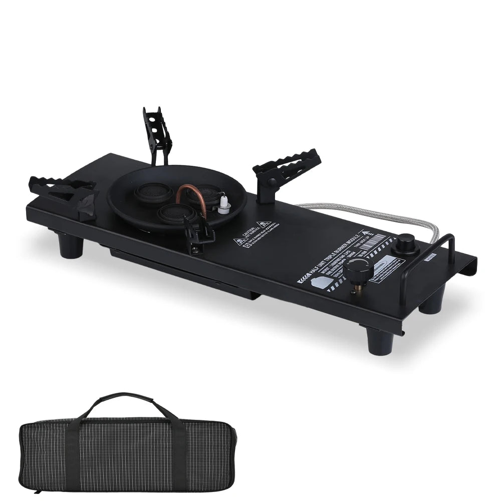Pandatour Camping IGT 0.5UNT Gas Stove Folding Outdoor Camping Equipment Table Stove One Lick Ignite High Firepower Burner