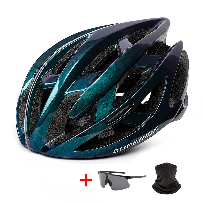 SUPERIDE Ultralight Riding Cycling Helmet In-mold Road Bike Mountain Bike Helmet Men Women MTB Bicycle Helmet