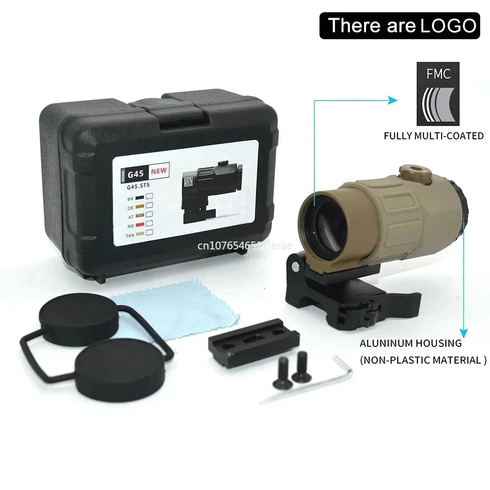 EOTECH 558 Holographic Rifle Scope Collimator Red Dot Sight G43/G33 3X G45 5X Magnifier Riflescope W/20mm Rail Mounts & QD Lever