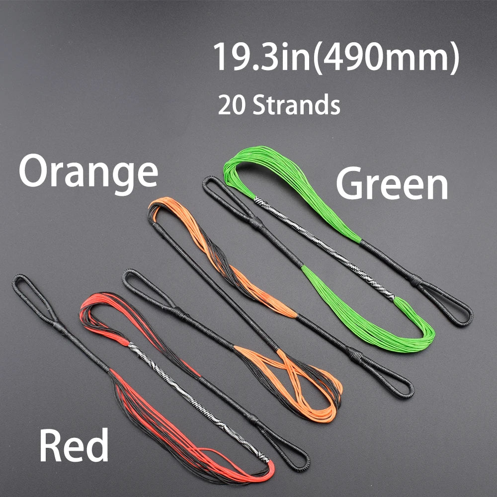 Archery Bowstring Crossbow String Replacement String Hmpe 1600d Bowstring Material For Adder Ek R9 And Others Red/green
