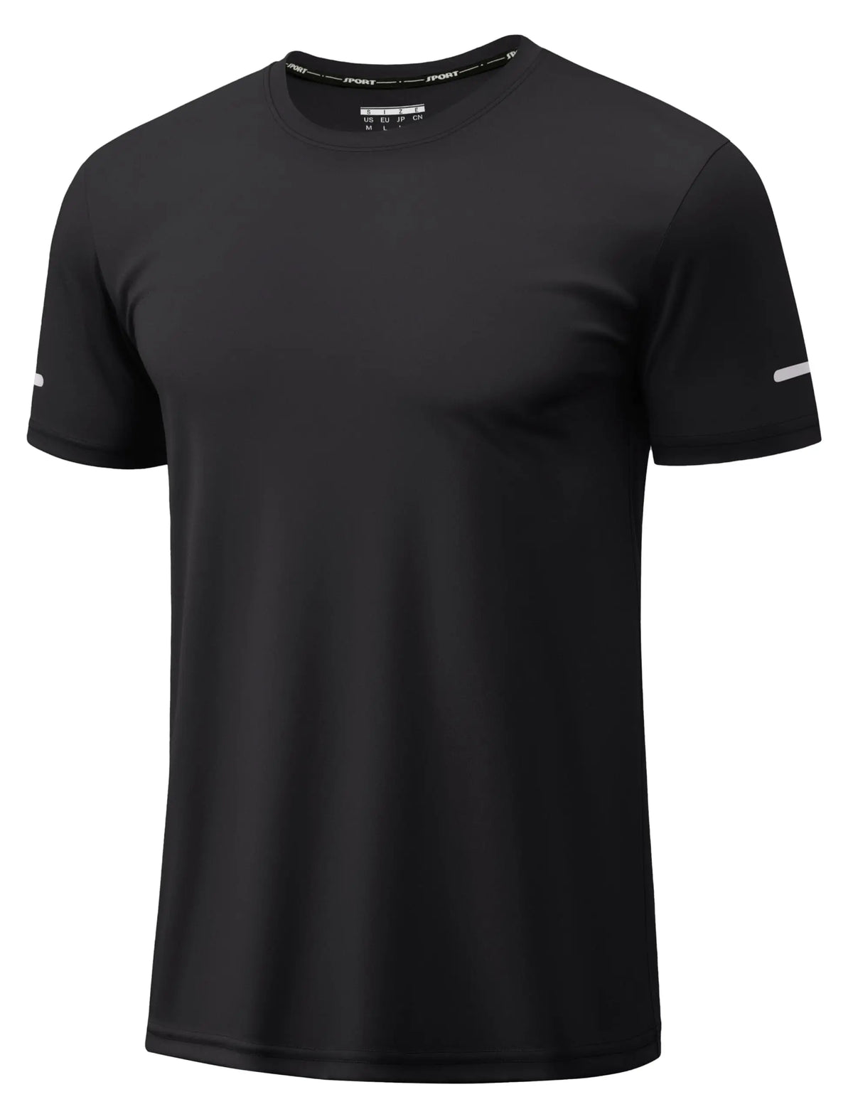 TACVASEN Wokrout Shirts Dry Fit Mens UPF 50+ Sun Protection T-Shirt Reflective Moisture Wicking Gym Shirts Casual Running Tops