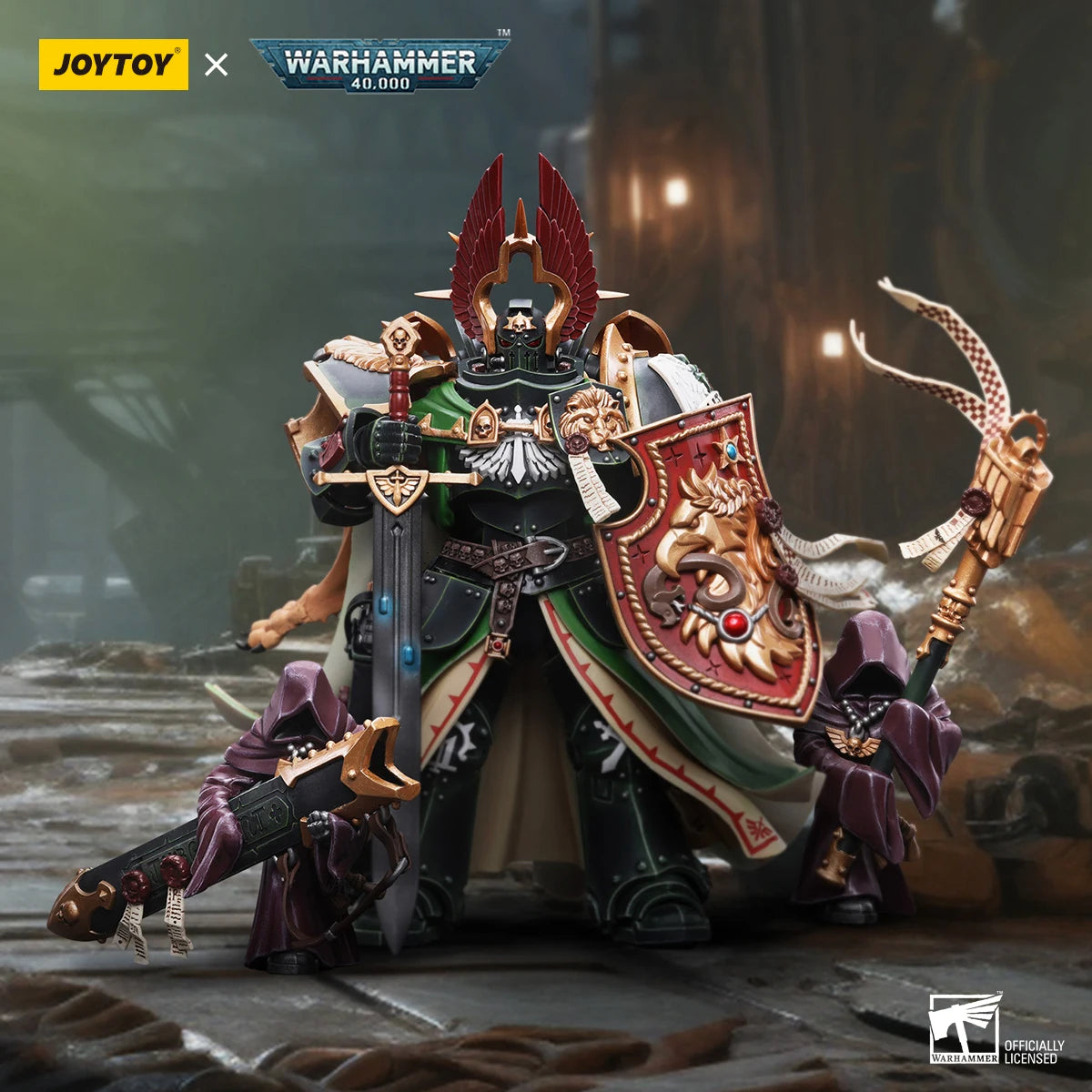 JOYTOY Warhammer 40K Action Figure 1/18 Dark Angels Primarch Lion El‘Jonson figures Toys