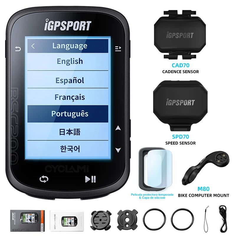 Wireless Bicycle Computer GPS IGPSPORT BSC200 BSC 200 Bike Speedometer Cycling Odometer 2.5in ANT+ APP Sync Slope Altitude
