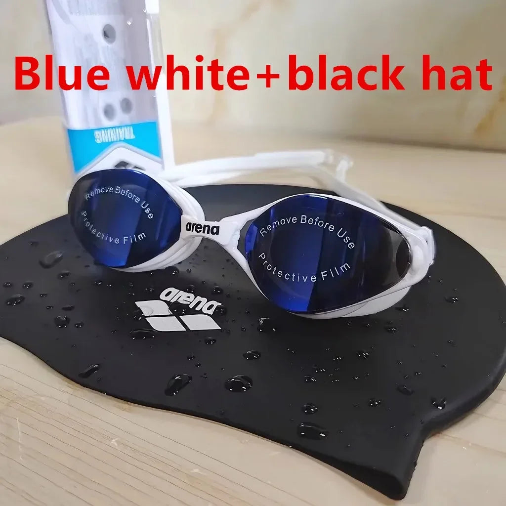 ARENA Professional Adult Anti Fog Swimming Goggles for Men and Women, Waterproof and Adjustable UV Protective Glasses
