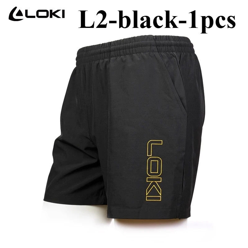 LOKI Table Tennis Shorts for Men&women Summer Quick Drying New Ping Pong Breathable Sports Pants Sweat Wicking Competition Pants