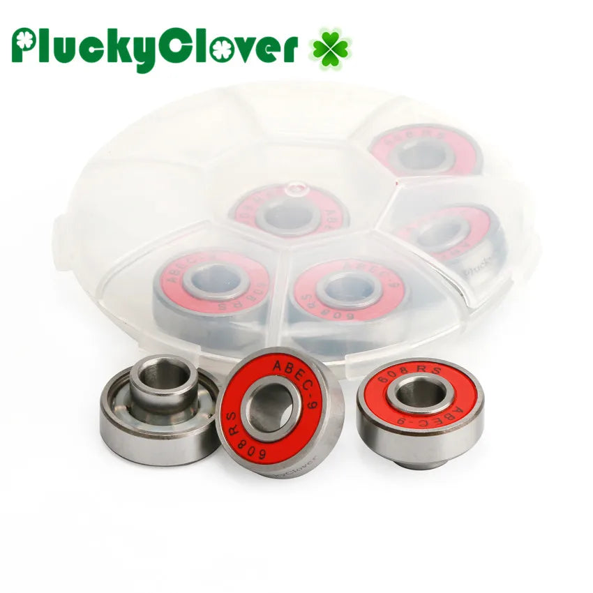 Skateboard Bearing 608rs Abec9 Integrated Spacer Longboard Double Rocker Dance Fish Drift Board Electric Skateboarding Bearings