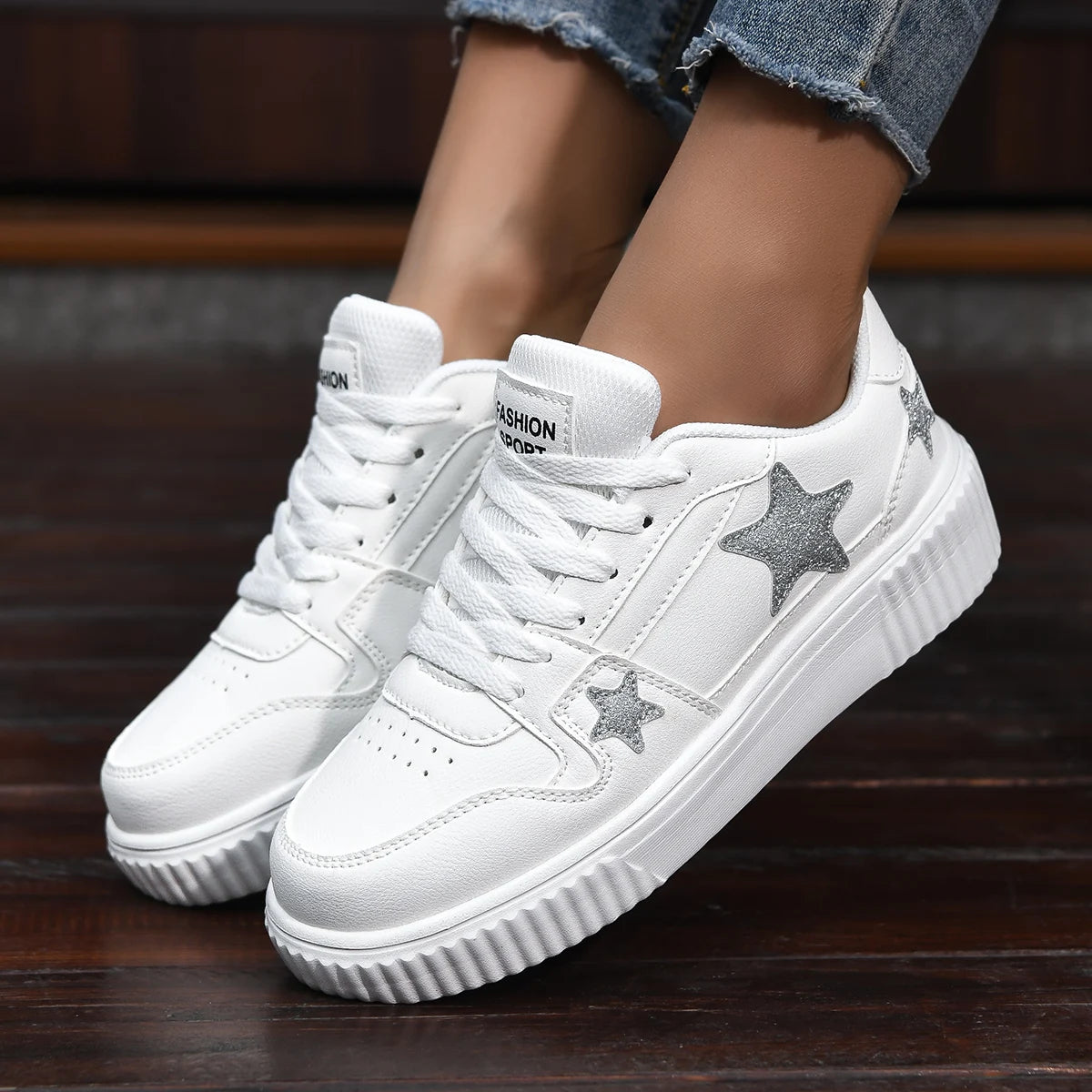 YRZL Womens Sneakers Casual Sports Shoes Couple Breathable Thick Sole Lightweight Skateboard Shoes Man Outdoor Fashion Footwear