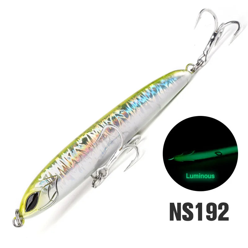 Noeby Sinking Heavy Stickbait Lure 115mm 64g 130mm 81g Pencil Jigs Artist Sea Fishing Lure Hard Baits Saltwater Fishing Lures