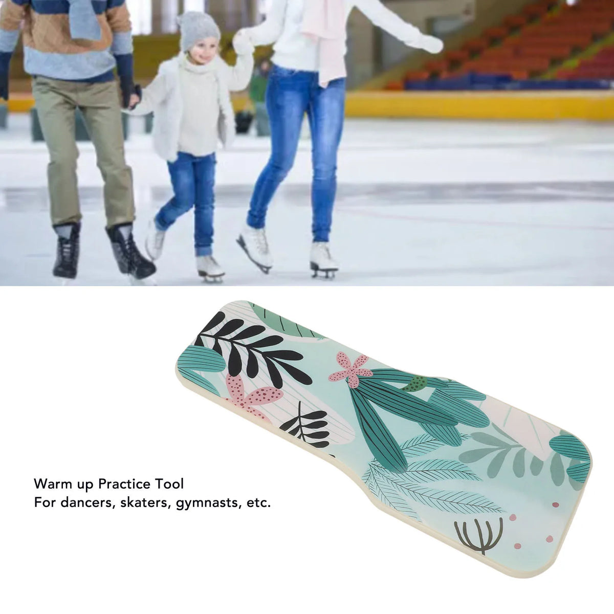 Ice Skating  Warm Up Tool Portable Plastic Stylish Lightweight Ice Skating Turn Board Balance Training for Practice