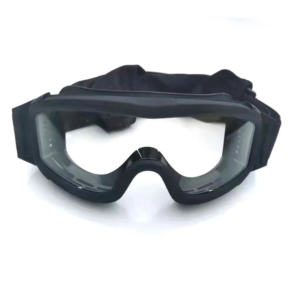 Military Tactical Goggles Windproof Airsoft Paintball Glasses Men's Women War Game Glasses Camping Hiking Sand Prevention UV400