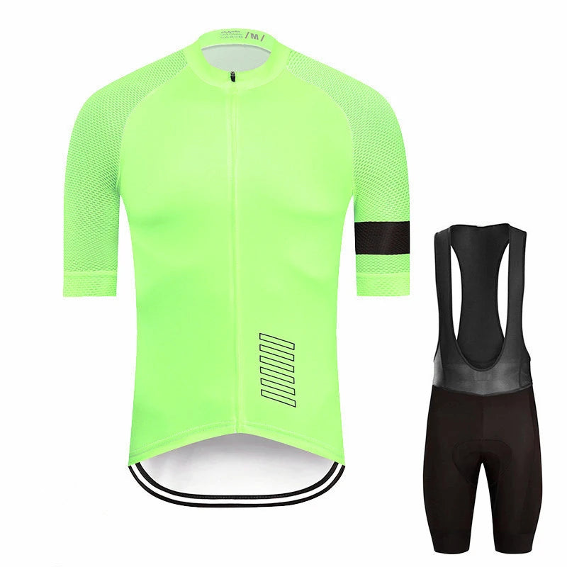 2026 New Pro Team Cycling Jersey Set Men's Summer Bike Mountain Uniform Ropa Ciclismo Maillot Hombre Bicycle Clothing Suit