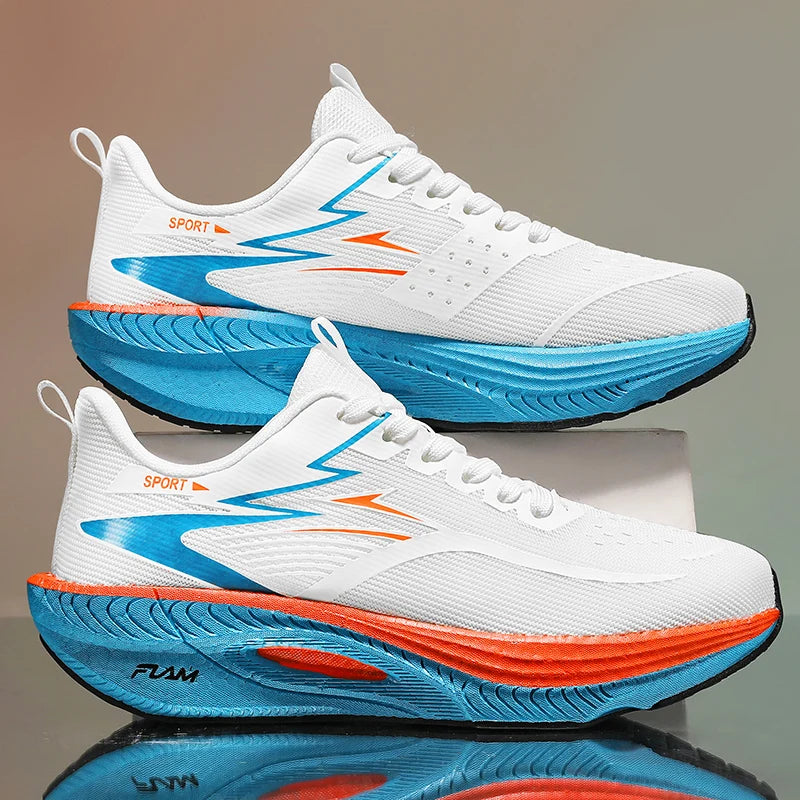 Marathon Running Shoes Men Speciality Sports Carbon Board Breathable Lightweight Women's Comfortable Athletic Nonskid Sneakers