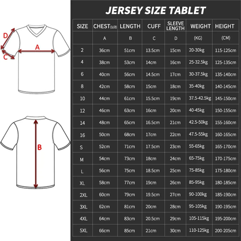 Personalized Sublimation Custom Plus Big Size Soccer Uniforms Football Jerseys Teams Stitched Mens Sets With Embroidered Logo