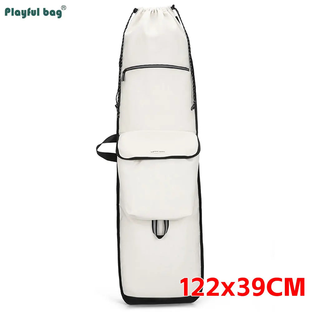122CM 94CM 86CM Canvas Skateboard Bag Large Capacity Multifunctional Fishing Tackle Backpack Diving Fin Protective Bags AVA311