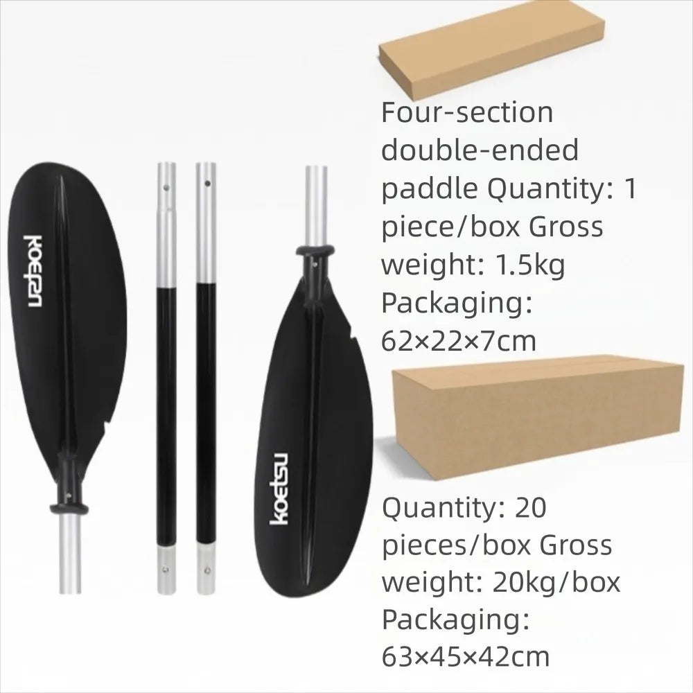 Telescoping Emergency Boat Paddle Lightweight Aluminum Shaft Boat Oars Adjustable Length Canoe Kayak Paddles