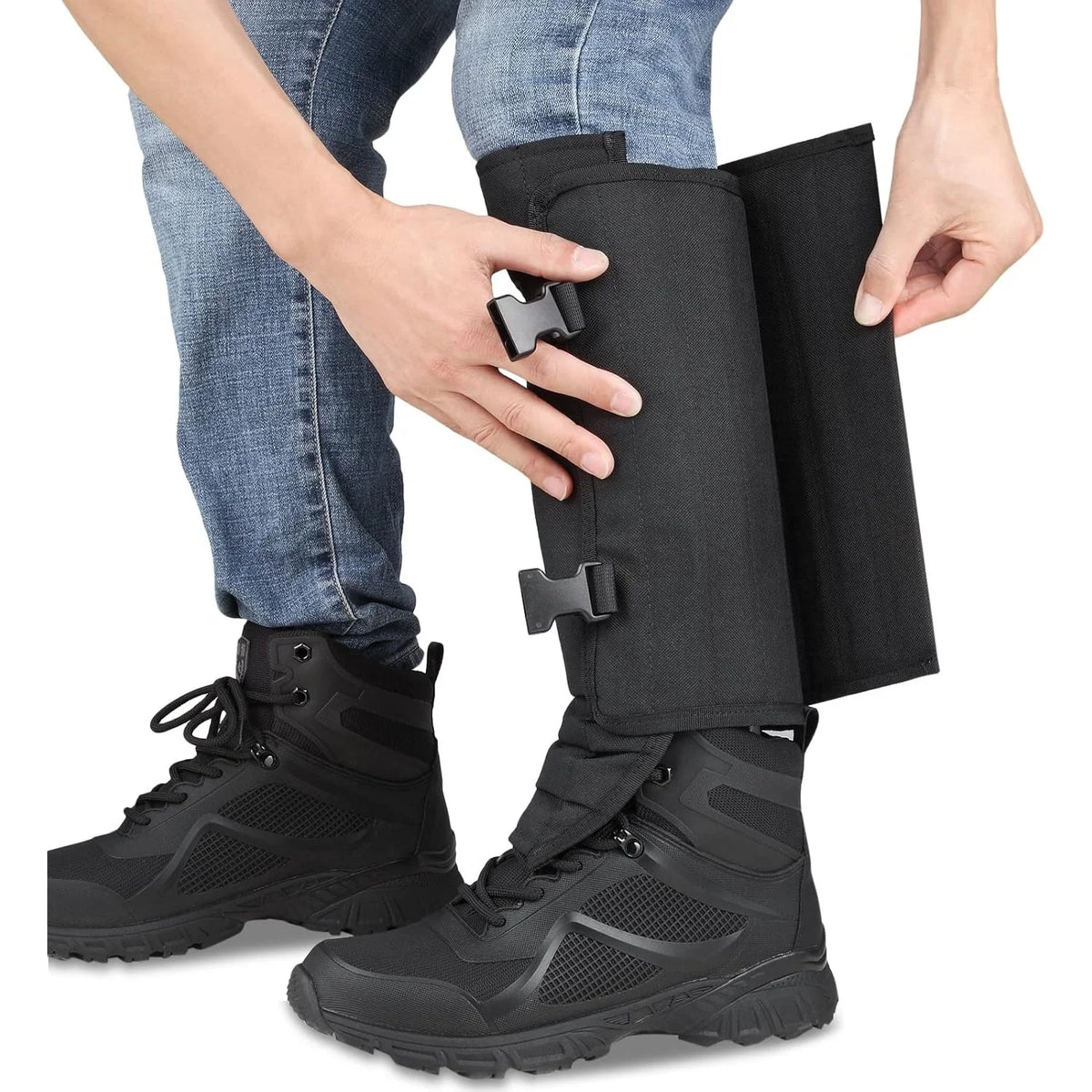 Snake Gaiters Leg Guards, Waterproof Snake Guards, Adjustable Snake Bite Protection for Lower Legs, Snake Chaps for Men&Women