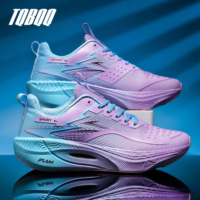 Men Women  Running Shoes Marathon Cushion Breathable Lightweight Comfortable Women Outdoor Athletic Casual Sneakers Jogging