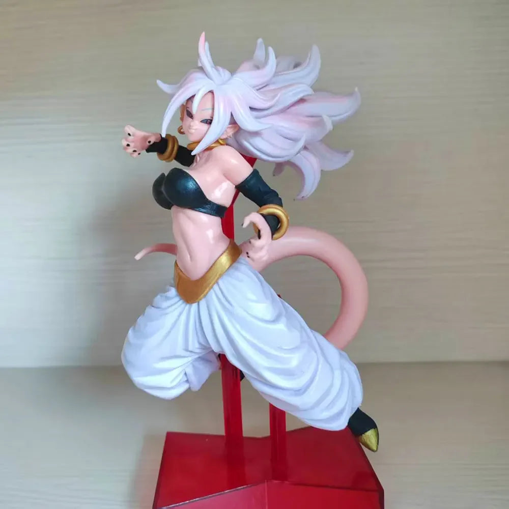 Anime Dragon Ball Buu Android 21 Anime Movie Version Figurine Ornament Model Desktop Decodration