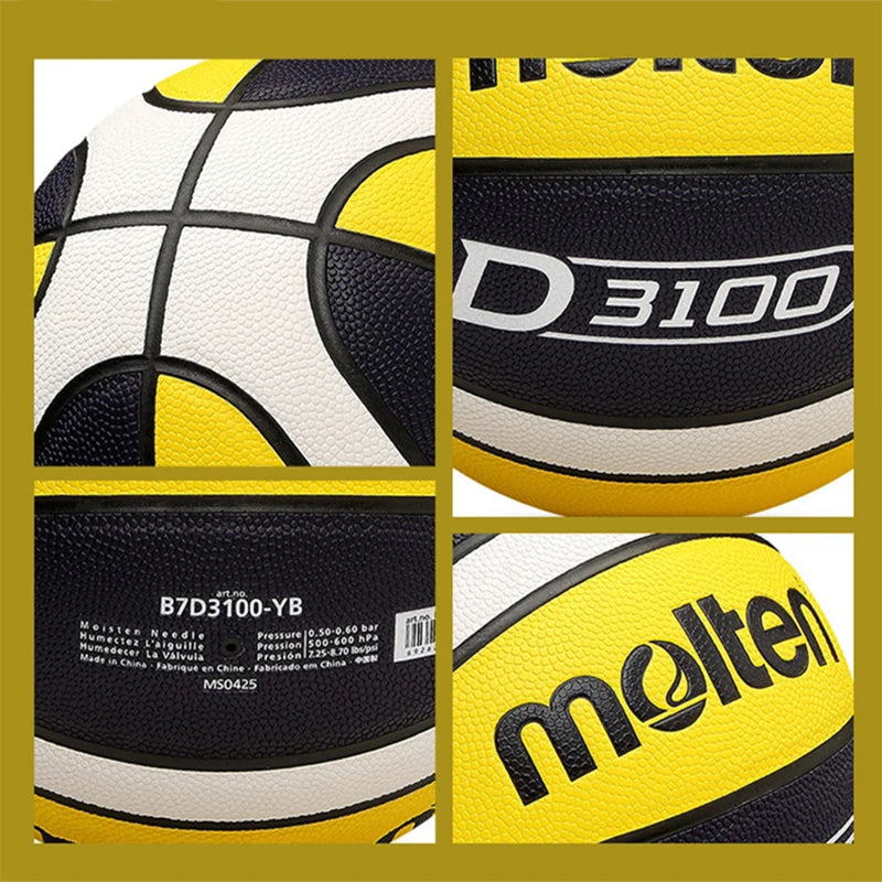 2025 New Basketball Balls Molten Official Size 7/6/5 PU Wear Resistant Outdoor indoor Basketball Training Game Men baloncesto