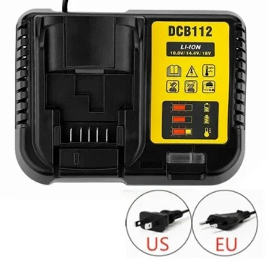 20V For DeWalt 12Ah/9Ah/8Ah/6Ah/3Ah Li-lon Battery Replacement DCB\DCD\DCF\DCG series Power Tools+charger+electric drill