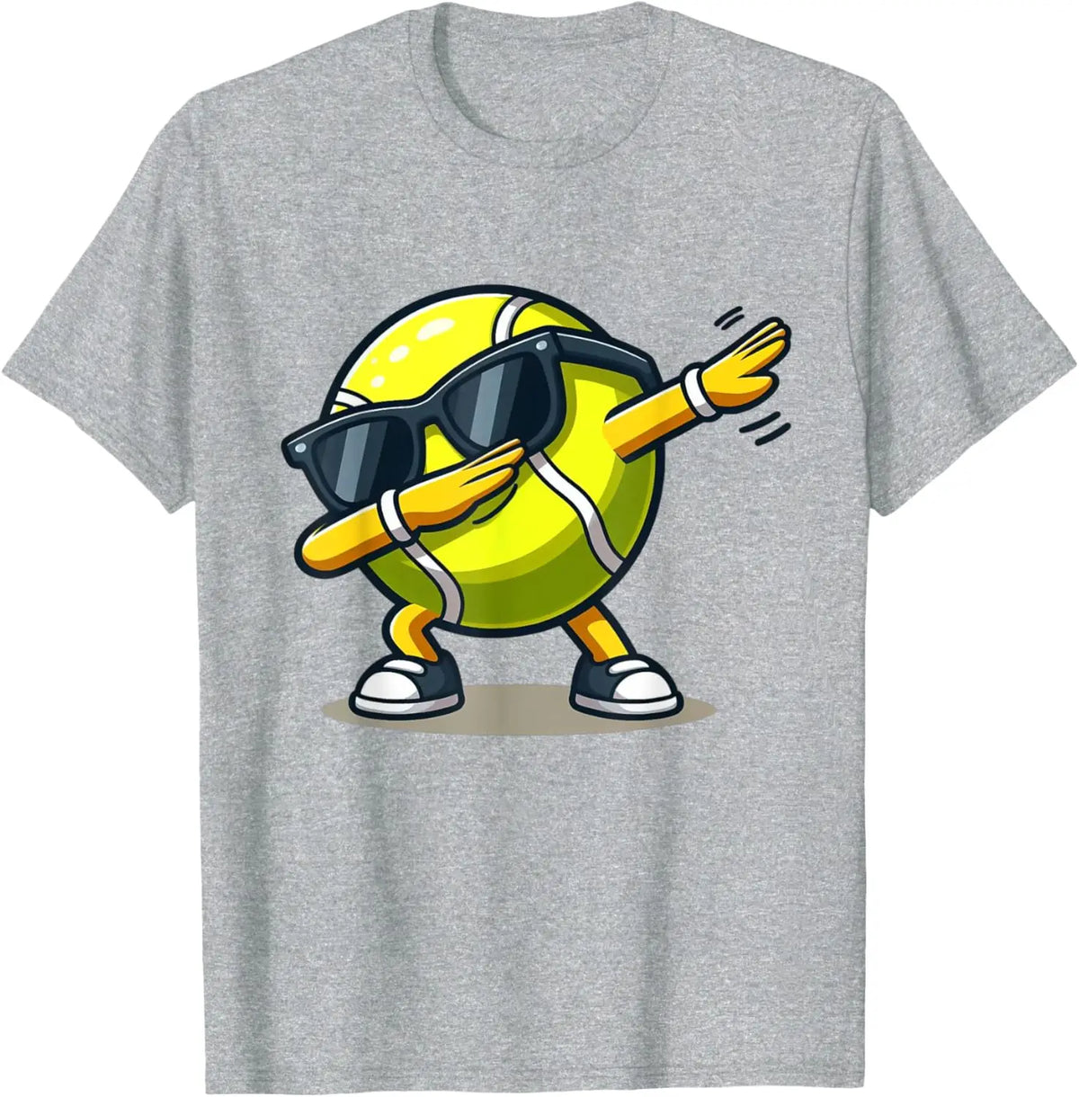 Dabbing Tennis Ball Shirt Funny Boys Men Women Sports Player T-Shirt