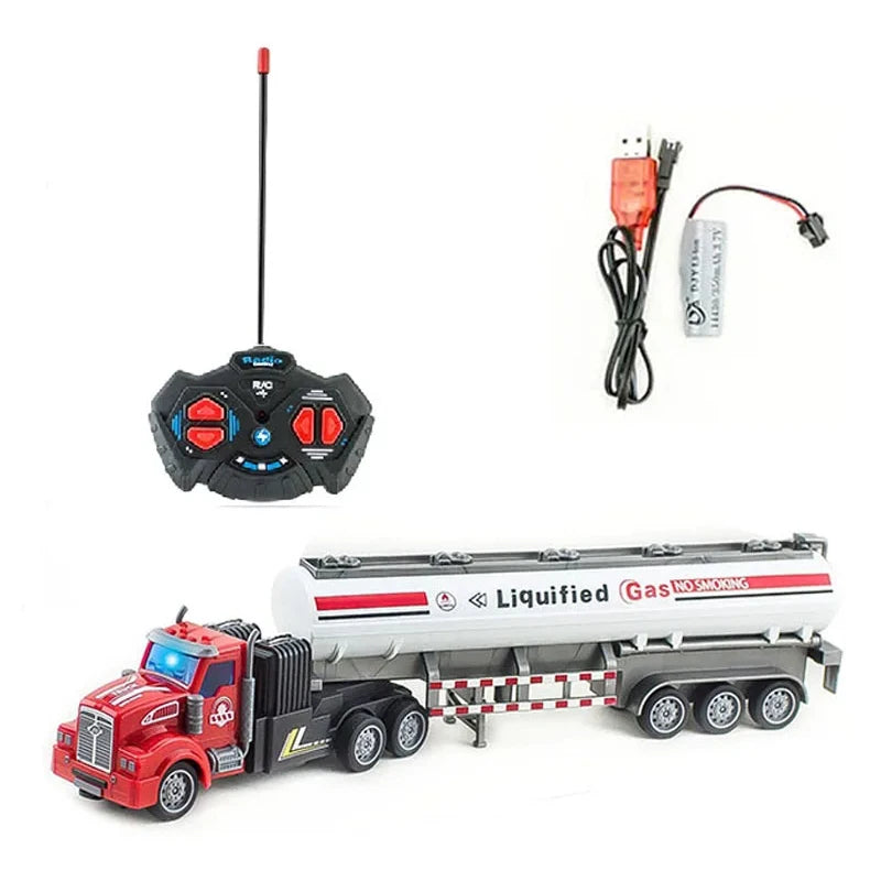 1/48 Rc Truck Heavy-Duty Toy Cars Trucks Remote Control Semi-Trailer Construction Electric Truck Big Rc Trailer Dump Boys Gift