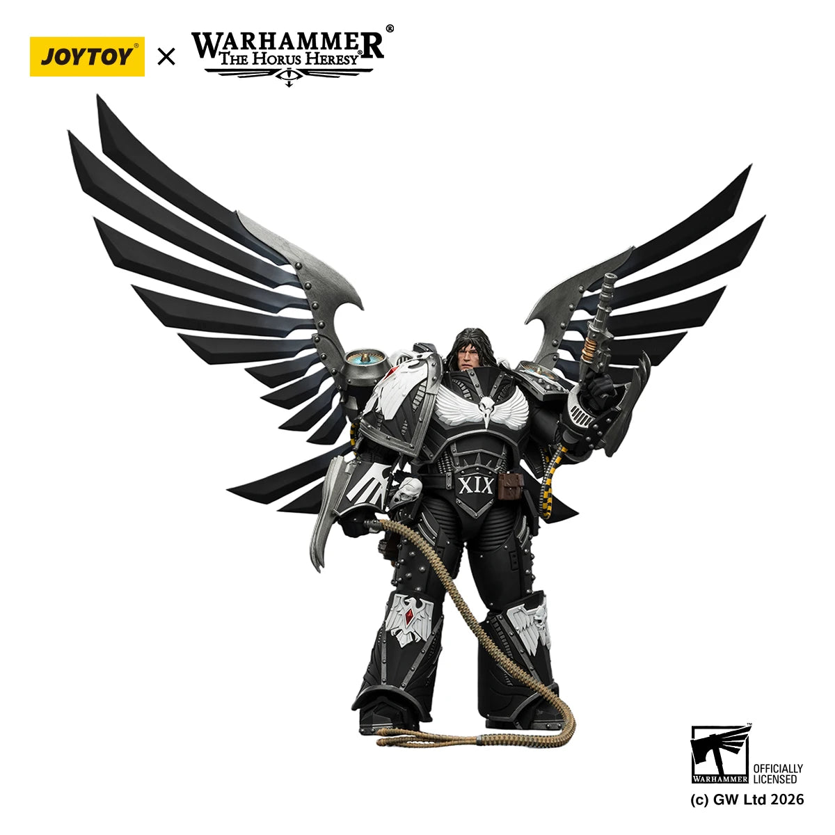 JOYTOY Warhammer "The Horus Heresy" Action Figures Raven Guard Corvus Corax, Primarch of the XIX Legion