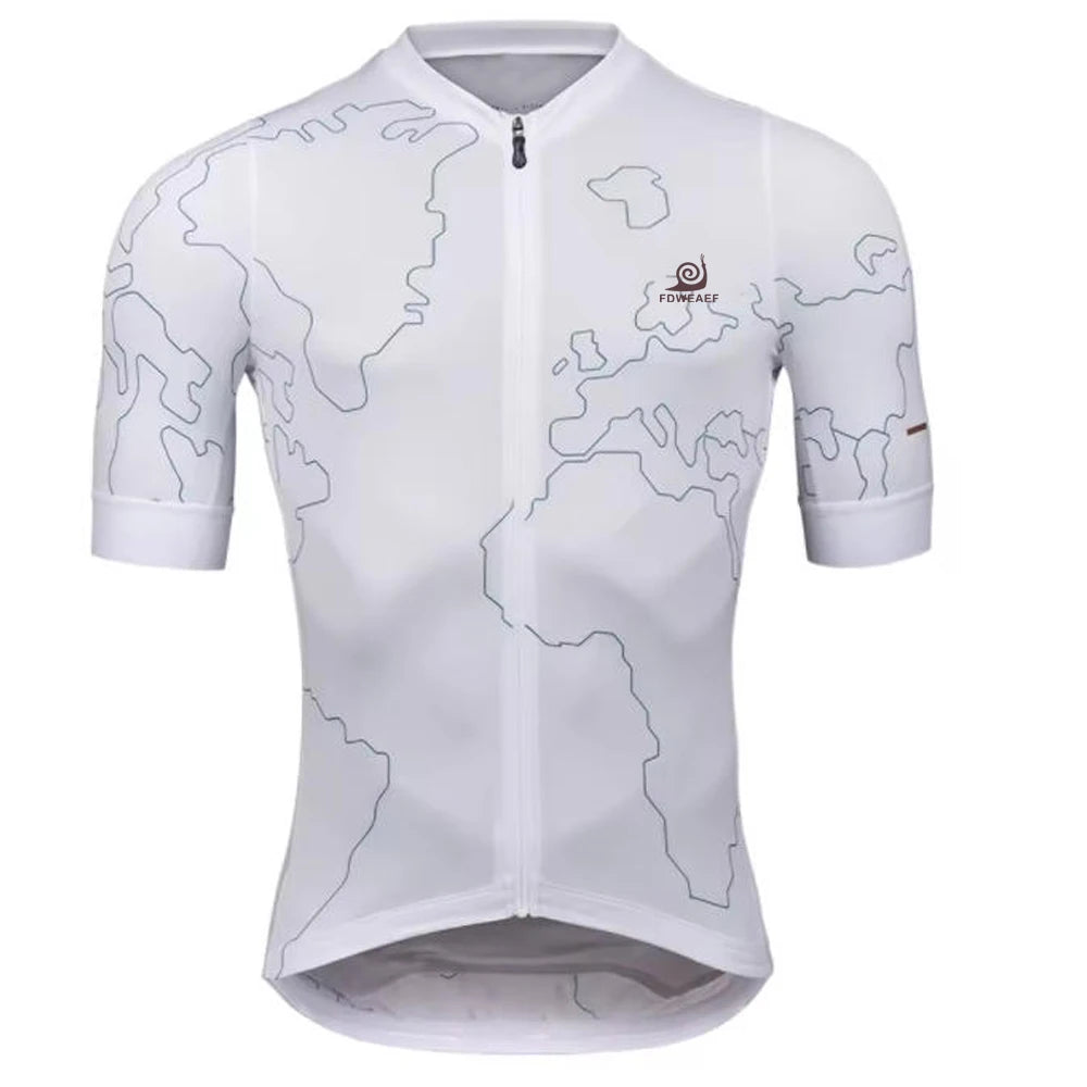 New FDWEAEF Cycling Jersey 3 Colour Cycling Racing Tops Short Sleeve Bike Jersey Road Cycling Shirts Summer Bicycle Jerseys