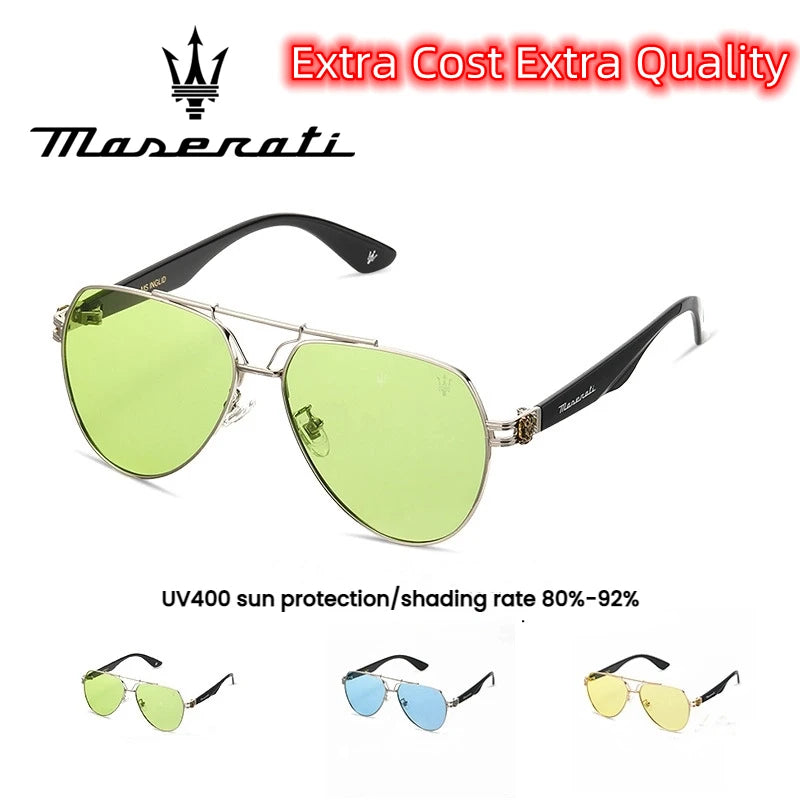 Maserati Polarized Sunglasses For Men Women UV400 Driving Glasses Classic Style High-End Fashion Premium Quality 7132