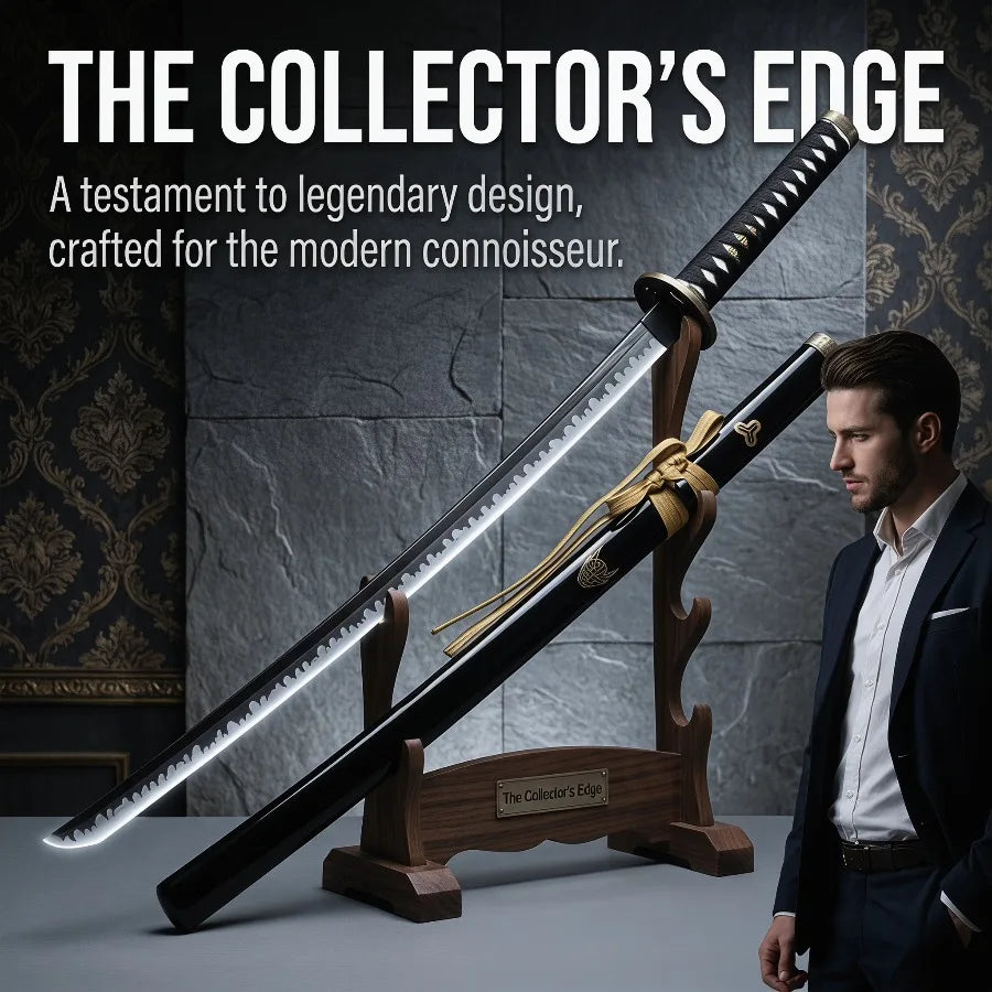 40inch Kill Bill Katana Sword Sabre Ninja Knife Blade Schwert Real Size Japanese Samurai ABS Safe Unsharpened Decor Toy Gift