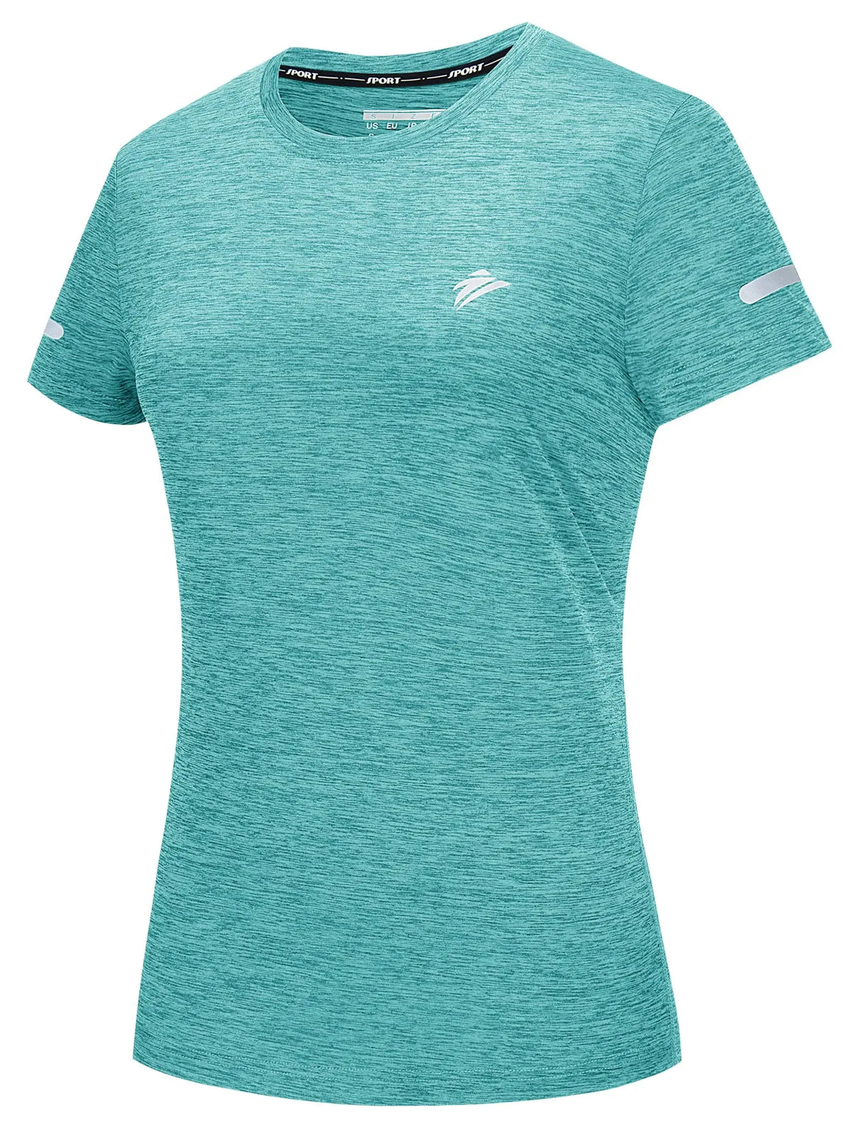 TACVASEN Elastic Moisture Wicking Summer T-shirts Women's Casual T-shirts Crew Neck Workout Running Shirts Sports Tee Gym Tops