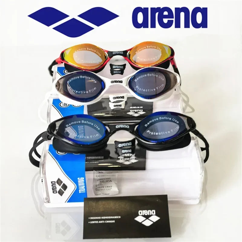 ARENA Professional Adult Anti Fog Swimming Goggles for Men and Women, Waterproof and Adjustable UV Protective Glasses