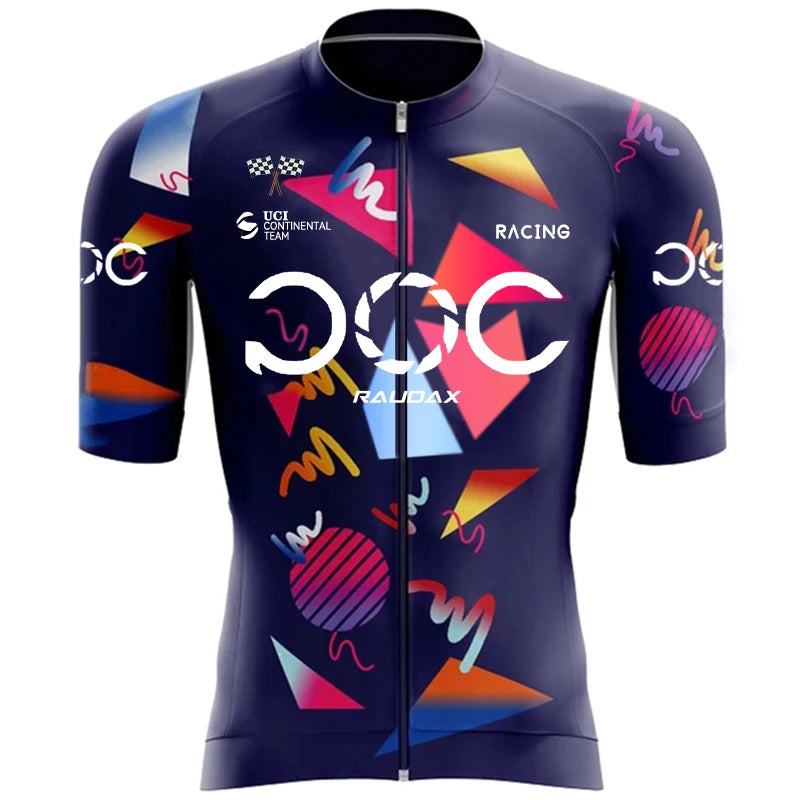2025 RAUDAX New Men's Cycling Set Road Bicycle Breathable Cycling Suit Bib Shorts Cycling Set Summer Cycling Team Training Suit
