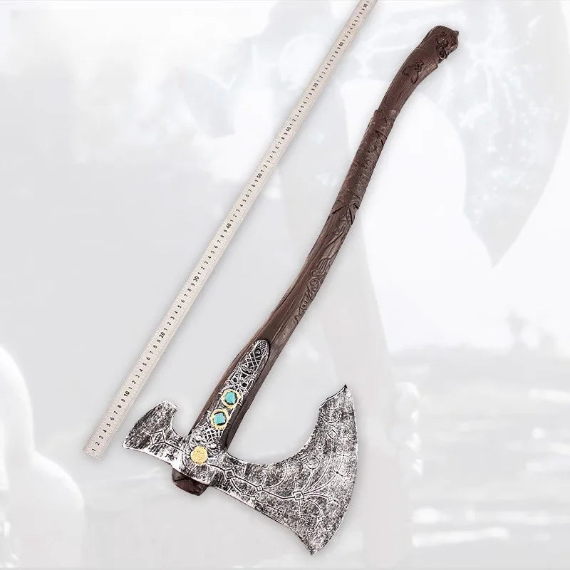 Large Kratos Axe Katana Athena Leviathan Blade Sword Chaos God of War 4 Cosplay Prop Real Size Japanese Katana Samurai Sabre Toy