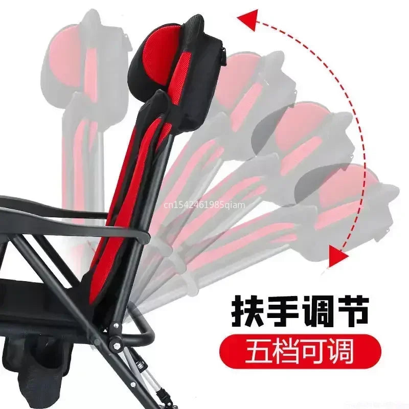 Folding Fishing Chair Multifunctional Ultra Lightweight Carrying Raft Fishing Platform Wild Fishing All Terrain Reclining