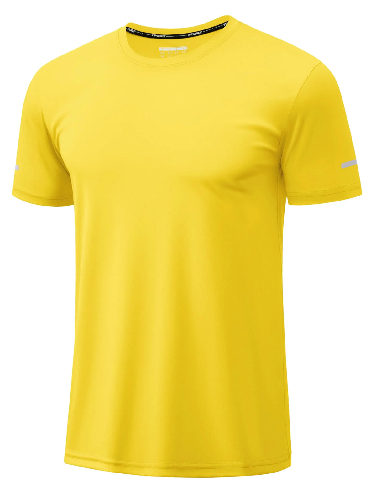 TACVASEN Wokrout Shirts Dry Fit Mens UPF 50+ Sun Protection T-Shirt Reflective Moisture Wicking Gym Shirts Casual Running Tops
