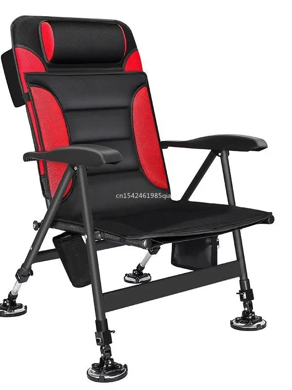 Folding Fishing Chair Multifunctional Ultra Lightweight Carrying Raft Fishing Platform Wild Fishing All Terrain Reclining