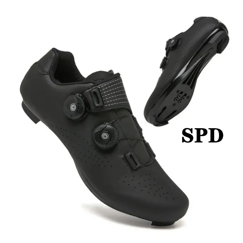 SPD Road Cycling Shoes, Mountain Off-Road MTB, Comfortable And Non-Slip, Unisex For Road Racing And City Commuting 37-46