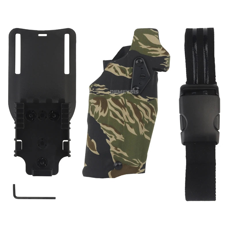 Tactical Holster for G17 Gen4 G19 with X300 X300U Flashlight Quick Locking System Shooting Hunting Pistol Gun Holsters